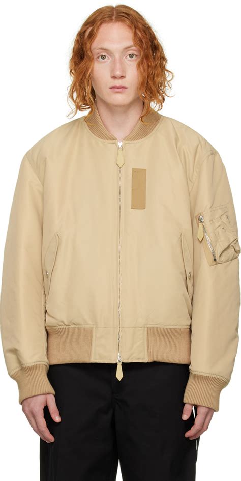 burberry bomber beige